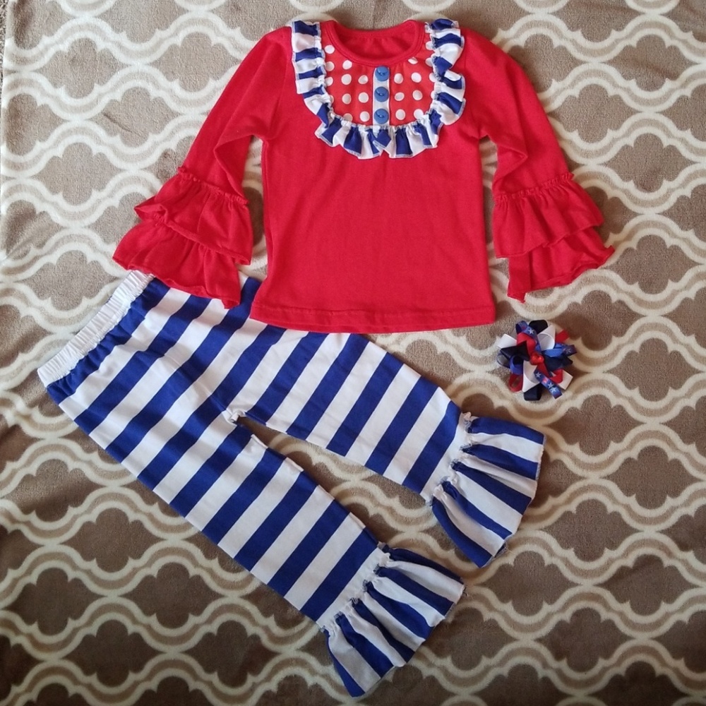 🇺🇸4th of July boutique outfit🇺🇸